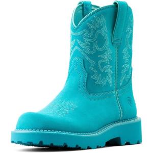Ariat Women’s Fatbaby Western Boot(Brightest Turquoise)