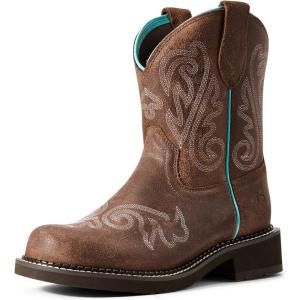 Ariat Women’s Fatbaby Western Boot(Heavenly Brushed Brown)