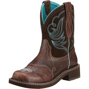 Ariat Women’s Fatbaby Western Boot(Royal Chocolate/Fudge)