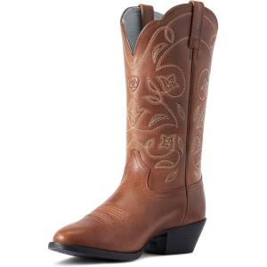 Ariat Women’s Heritage Western R Toe Western Cowboy Boot(Russet Rebel)