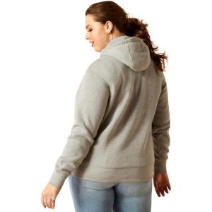 Ariat Women’s Hooded Sweatshirt(Real Grazing Heather Grey)