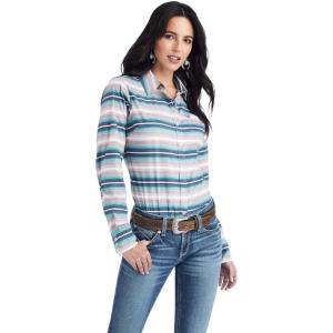 Ariat Women’s Kirby Fitted Button-Down Shirt(Downstream)