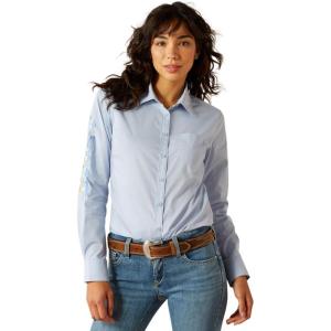 Ariat Women’s Kirby Fitted Button-Down Shirt(Kentucky Blue)