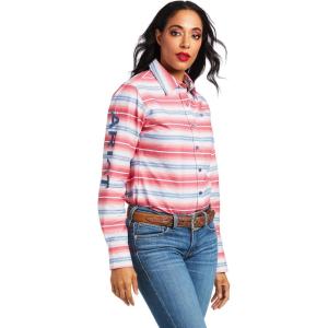 Ariat Women’s Kirby Fitted Button-Down Shirt(Sunrise Serape Print)