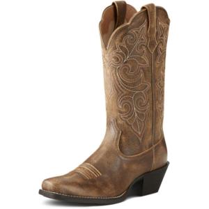 Ariat Women’s Round Up Square Boot(Vintage Bomber)