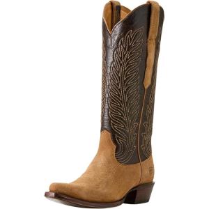 Ariat Women’s Yellowstone Arena Dirt Western Boot(Tan Roughout/Toffee Crunch)