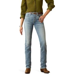 Ariat Women’s Yellowstone High Rise Straight Up Straight Leg Jean(Light Indigo)