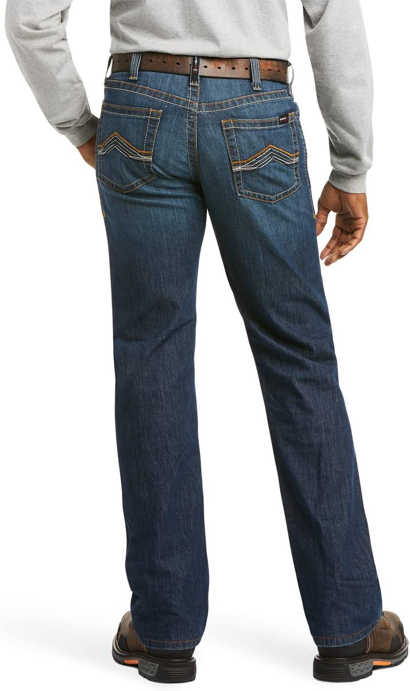 imageARIAT Mens Fr M4 Relaxed Stretch Duralight Workhorse Stackable Straight Leg JeanAirway