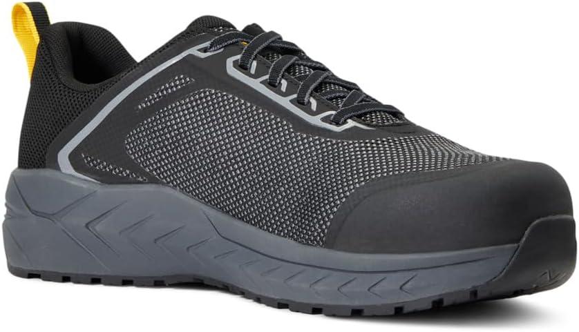 imageARIAT Mens Outpace Sd Composite Toe Safety ShoeCharcoalBlazing Yellow