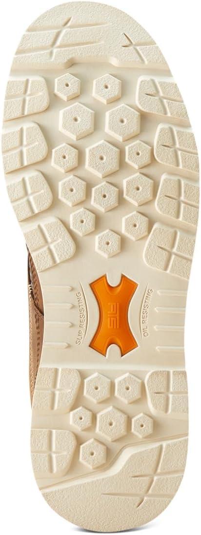 imageARIAT Mens Rebar Lift Chukka Composite Toe Work Boot IndustrialDistressed BrownSharkskin Print