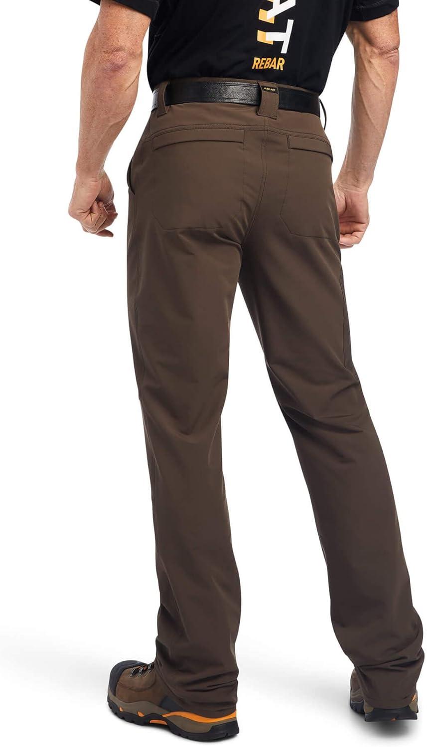imageARIAT Mens Rebar M5 Durastretch Dritek Softshell Straight PantBrown