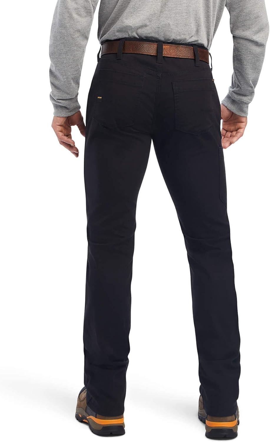 imageARIAT Mens Rebar M7 Durastretch Made Tough Straight PantBlack