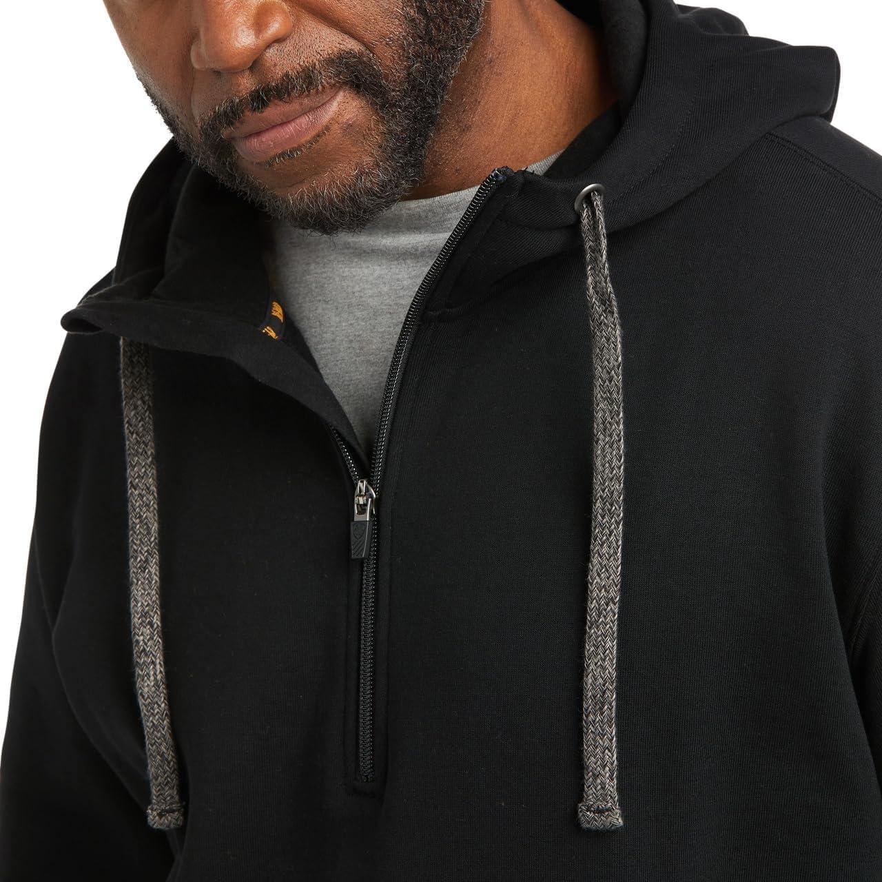 imageARIAT Mens Rebar Workman 14 Zip HoodieCharcoal