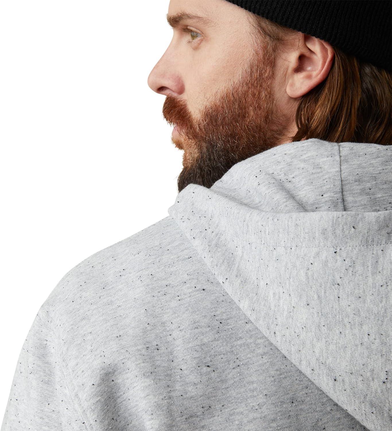 imageARIAT Mens Rebar Workman 14 Zip HoodieHeather Grey Spacedye