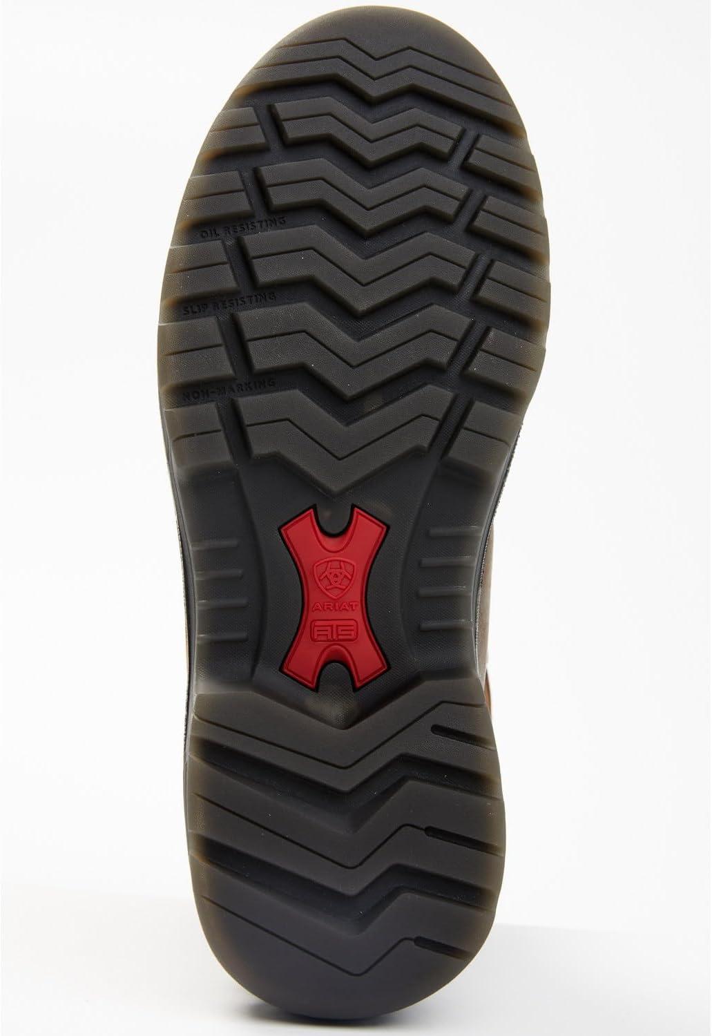 imageARIAT Mens Turbo 8quot USA Assembled Waterproof Carbon Toe Work Boot WesternRich Brown