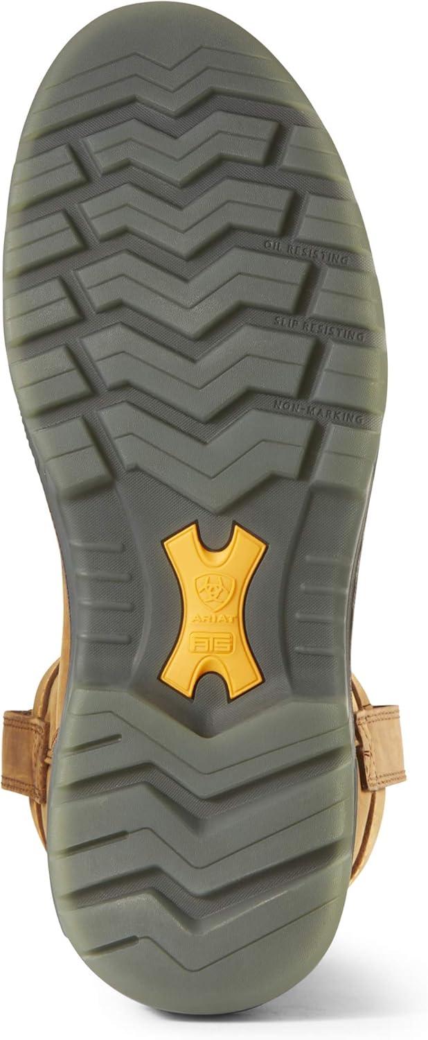 imageARIAT Mens Turbo PullOn Waterproof Carbon Toe Work Boot Aged Bark 11 Wide