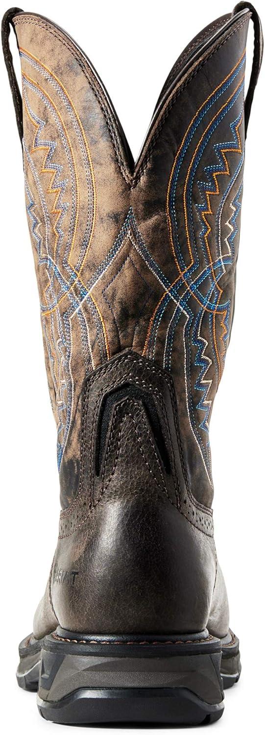 imageARIAT Mens Workhog Xt Coil Wide Square Toe Carbon Toe Work BootEarthTwilight