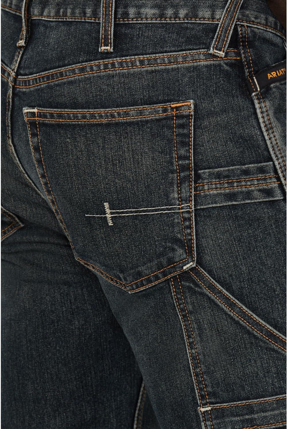 imageARIAT Rebar M7 Slim DuraStretch Workhorse Straight Leg JeansMccoy