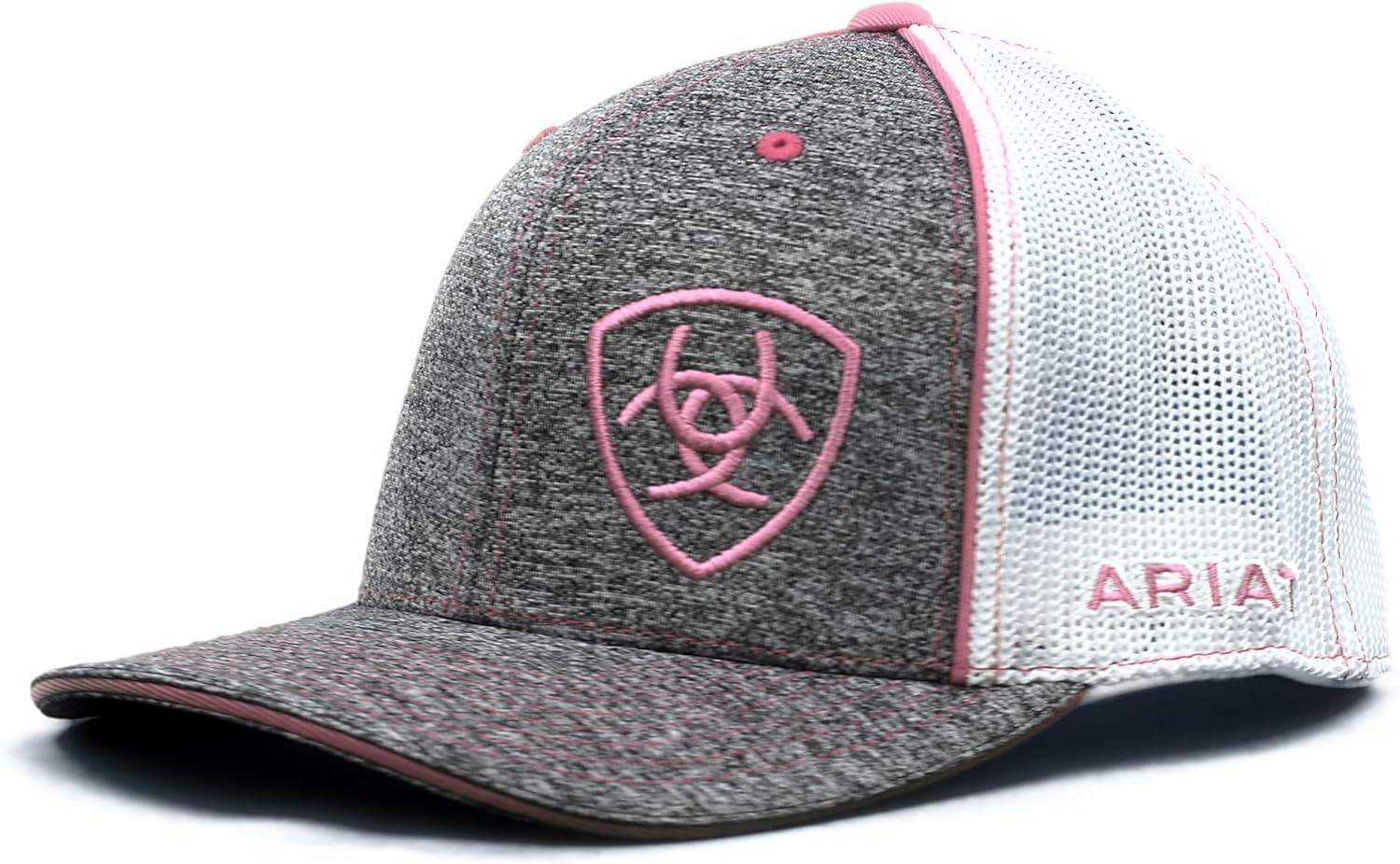 imageARIAT Womens GreyPink Adjustable Snapback Hat