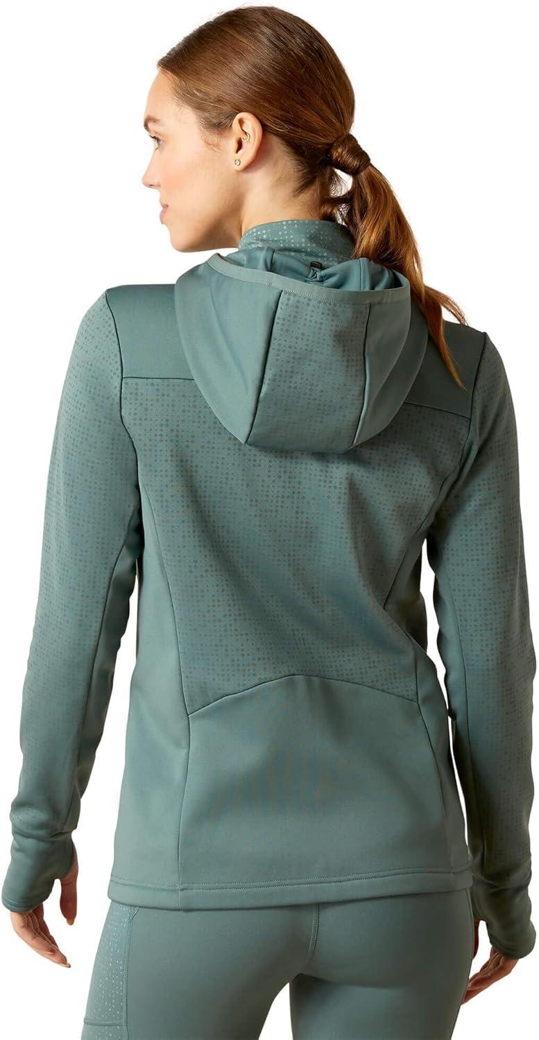 imageARIAT Womens Lumina Full Zip HoodieSilver Pine