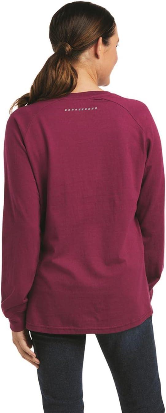 imageARIAT Womens Rebar Cottonstrong Block TShirtBlack