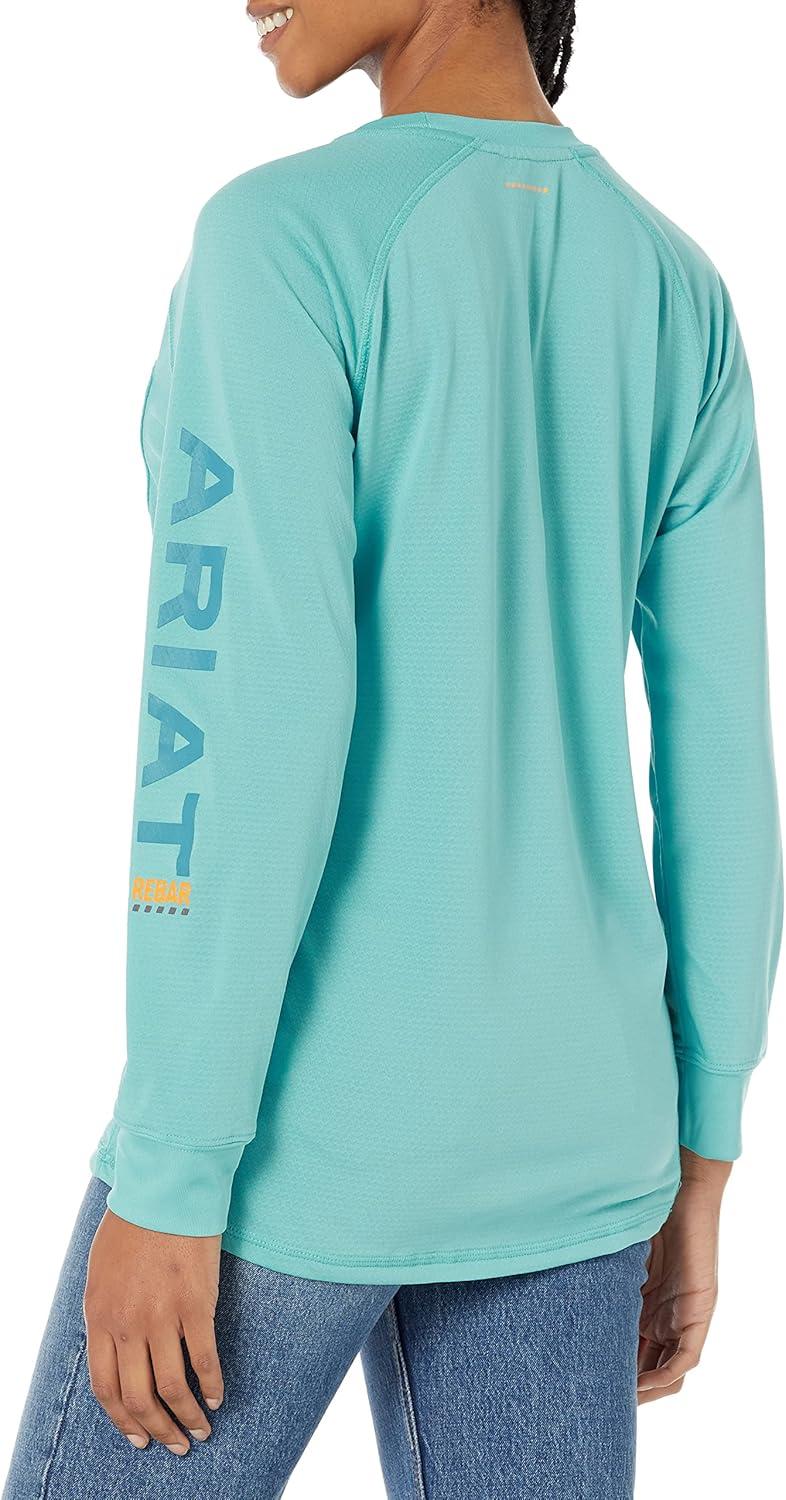 imageARIAT Womens Rebar Heat Fighter TShirtMeadowbrook