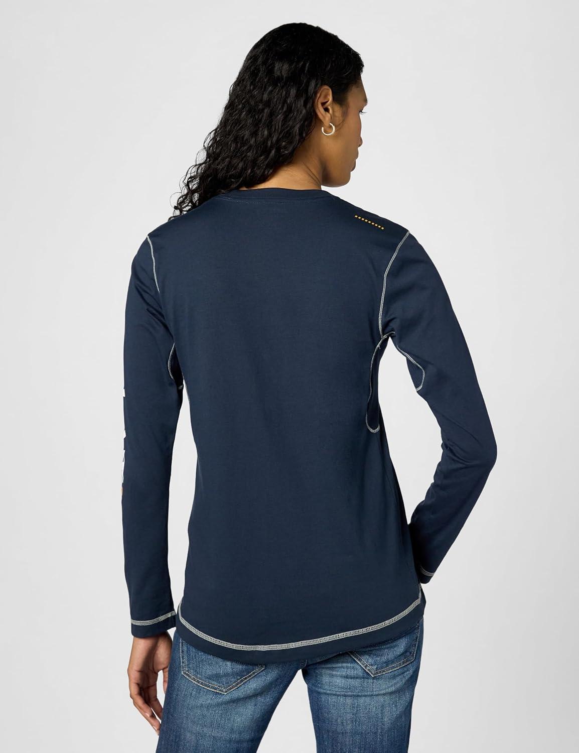 imageARIAT Womens Rebar Workman Logo TShirtNavy