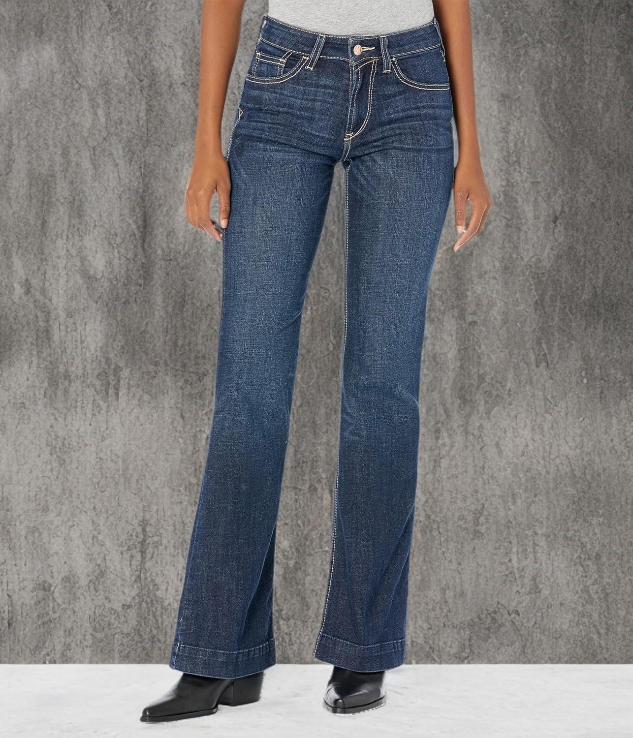 imageARIAT Womens Slim Trouser Ella Wide LegRascal