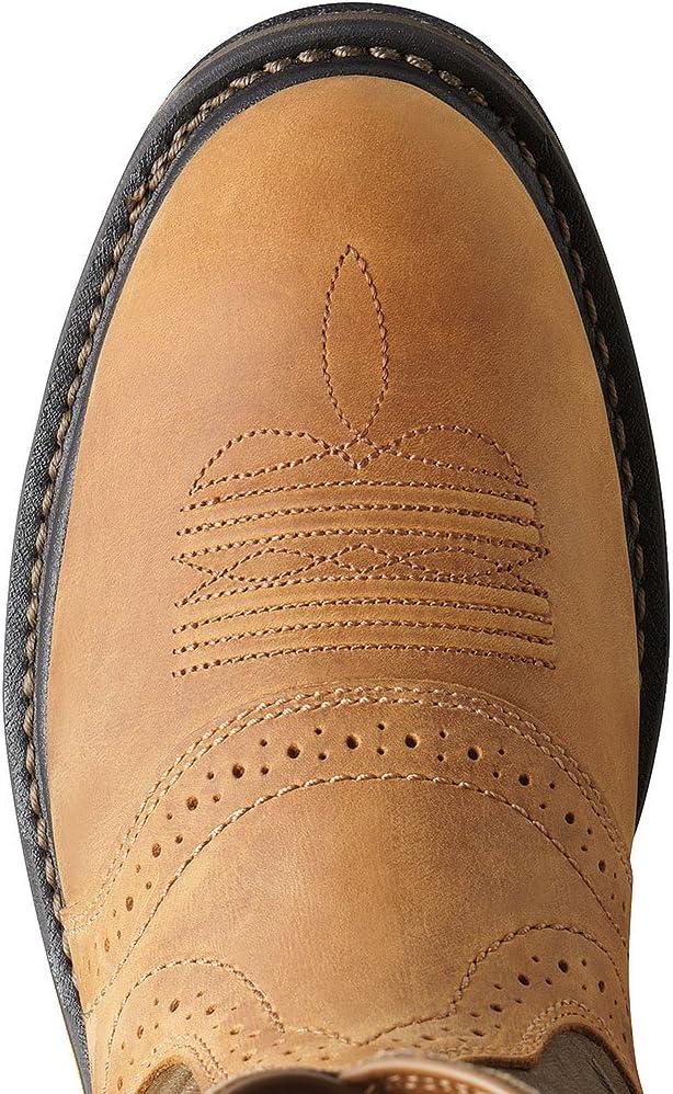 imageARIAT Workhog Wellington H2O CT Mens BootAged BarkArmy Green