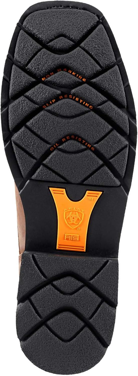 imageARIAT mens Cascade 8quot Wide Square Toe Work BootAlamo Brown