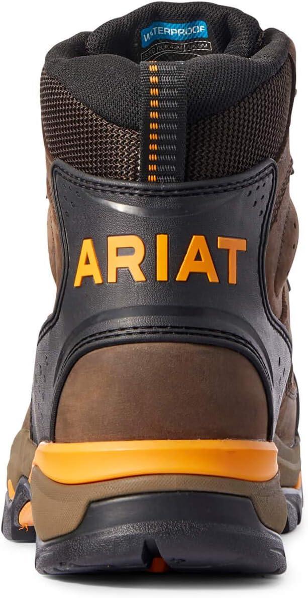 imageARIAT mens Endeavor 6quot Waterproof Work BootChocolate Brown