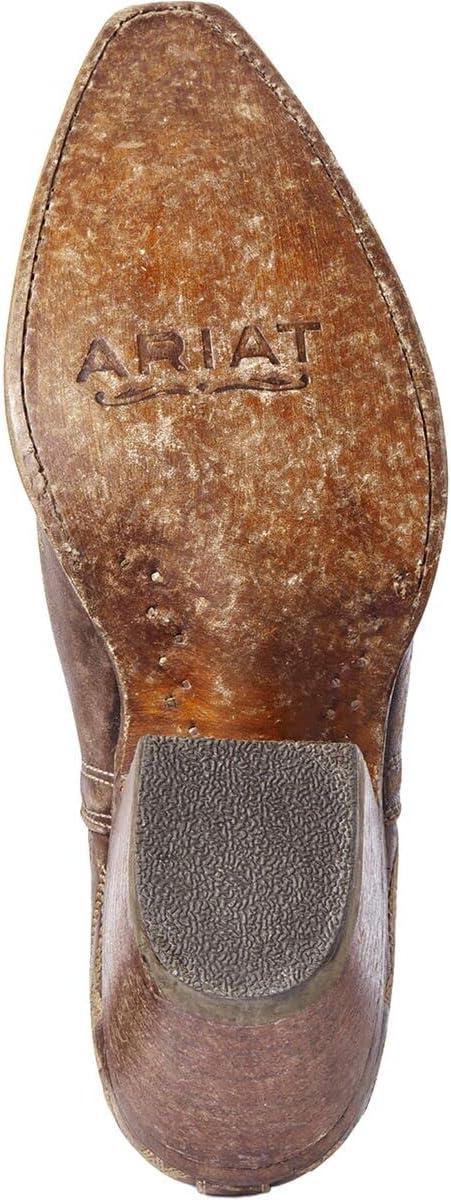 imageARIAT womens Dixon Haircalf Western BootFashion BootNaturally Distressed Brown