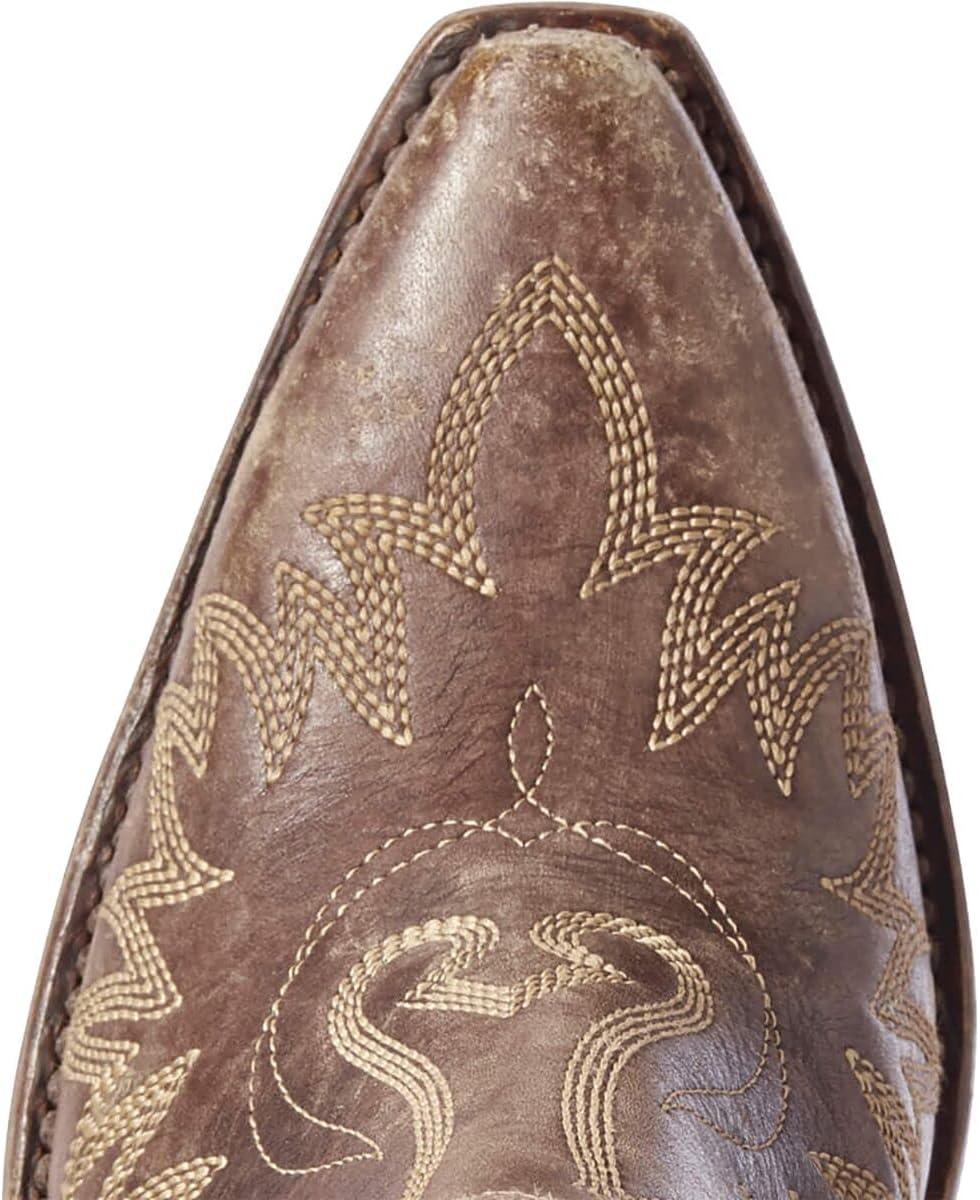 imageARIAT womens Dixon Haircalf Western BootFashion BootNaturally Distressed Brown