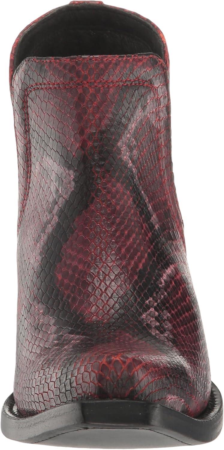 imageARIAT womens Dixon Haircalf Western BootFashion BootRed Snake