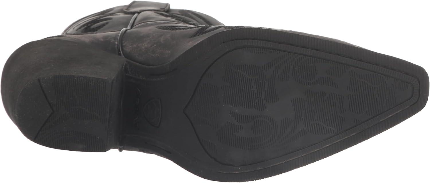 imageARIAT womens Jukebox Western BootNaturally Distressed Black