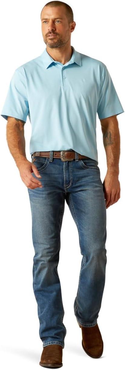 imageAriat Mens Blue Mist 360 Airflow PoloSheltering Sky