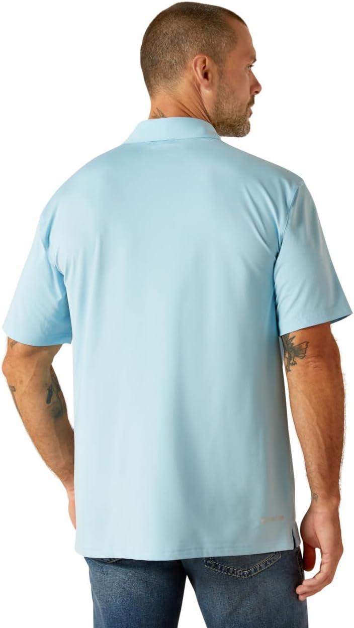 imageAriat Mens Blue Mist 360 Airflow PoloSheltering Sky
