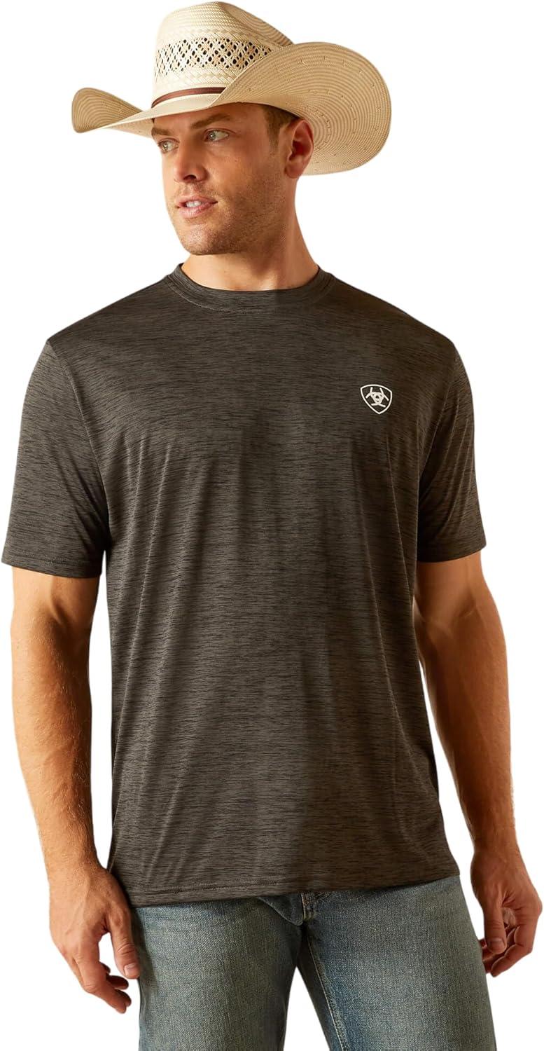 imageAriat Mens Charger Crestline TShirtCharcoal