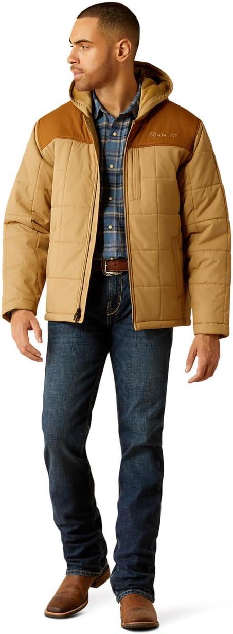 imageAriat Mens Crius Hooded Insulated JacketKelpRubber