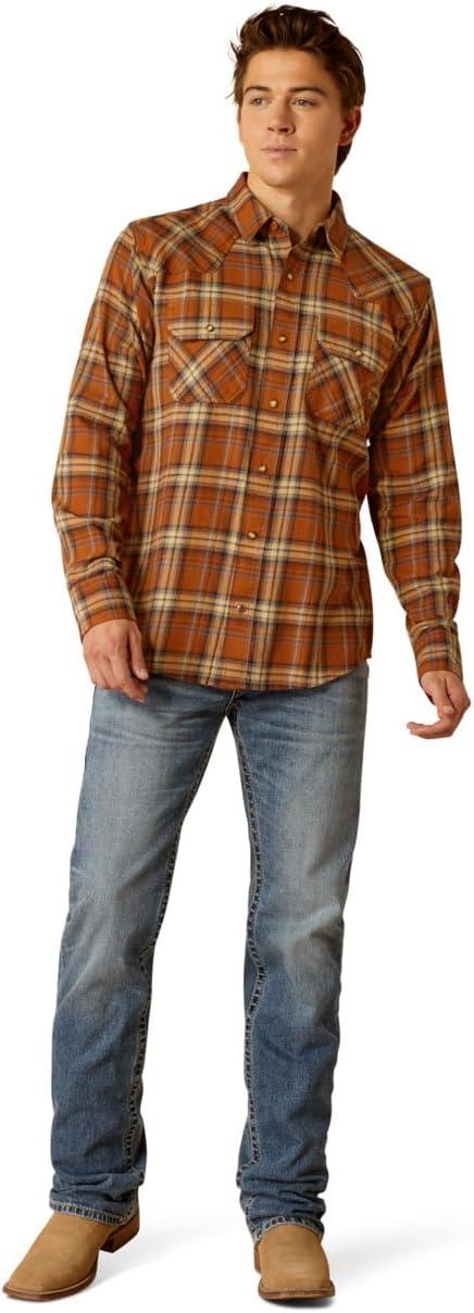 imageAriat Mens Holin Retro Fit ShirtRoasted Pecan