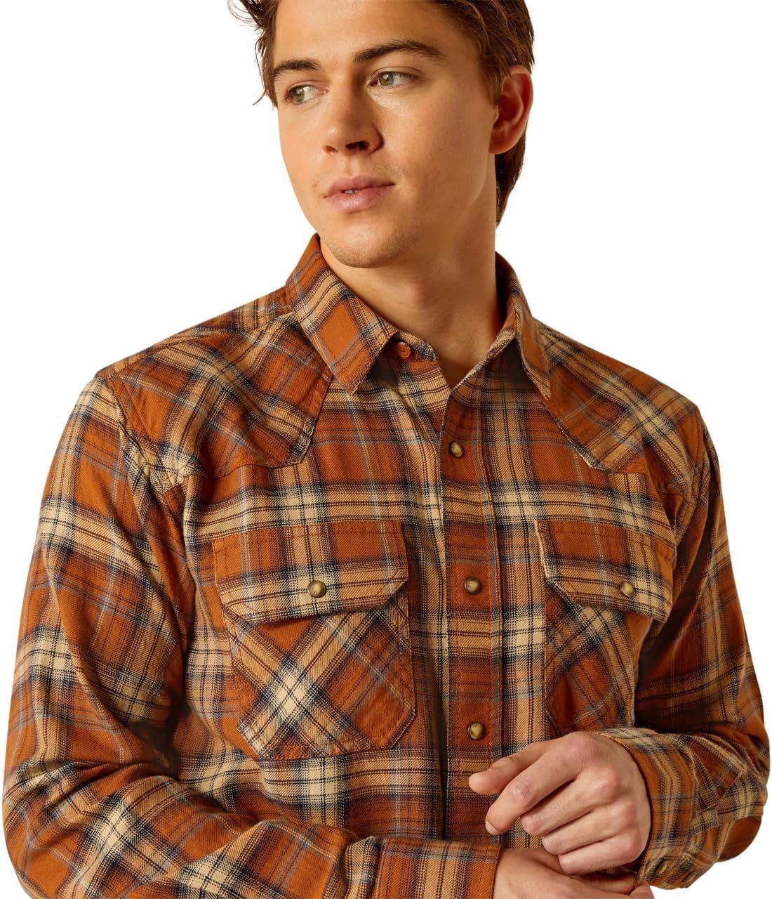 imageAriat Mens Holin Retro Fit ShirtRoasted Pecan