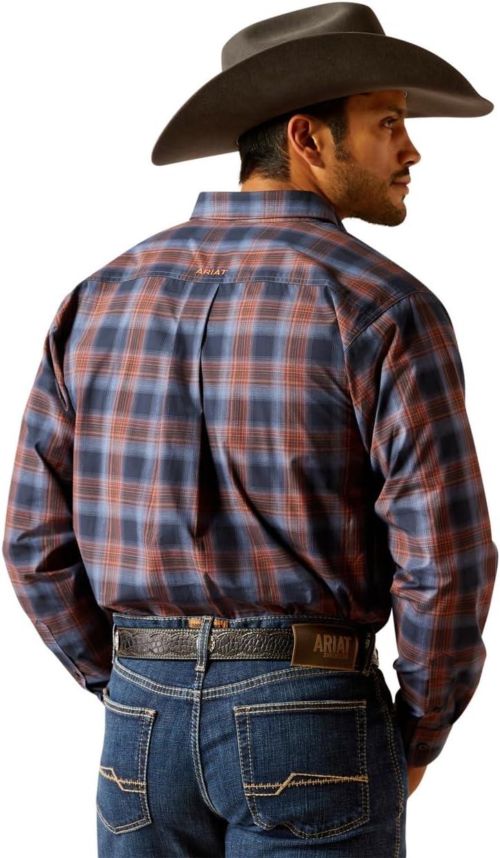 imageAriat Mens Pro Series Gradon Classic Fit ShirtDark Navy