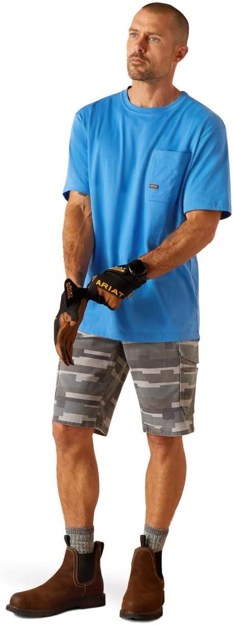 imageAriat Mens Rebar Short Sleeve CrewCampanula