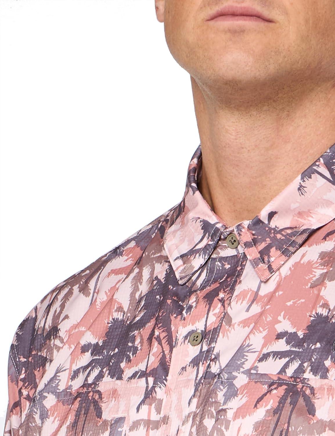 imageAriat Mens Taupe Grey Venttek Short Sleeve ShirtSuede