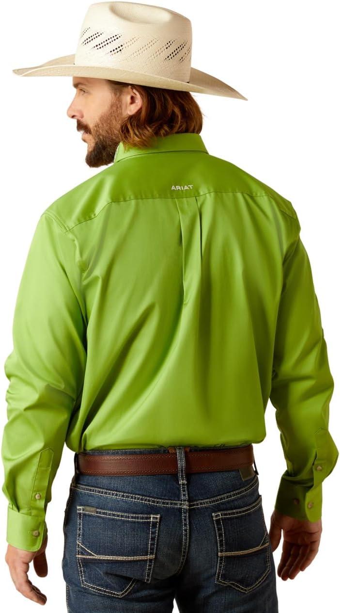 imageAriat Mens Team Logo Twill Classic Fit ShirtParakeet