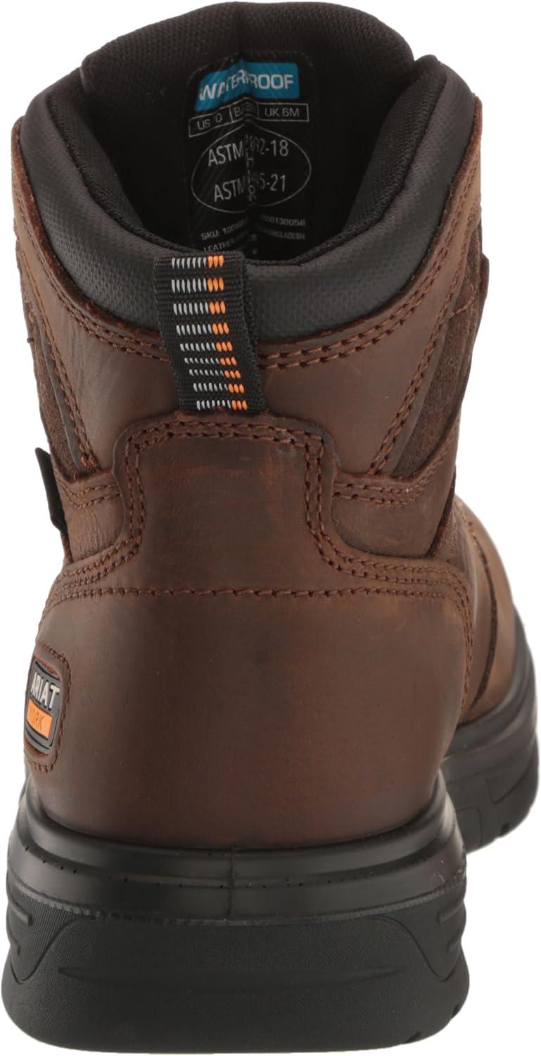 imageAriat Mens Turbo 6quot Waterproof Work BootRich Brown
