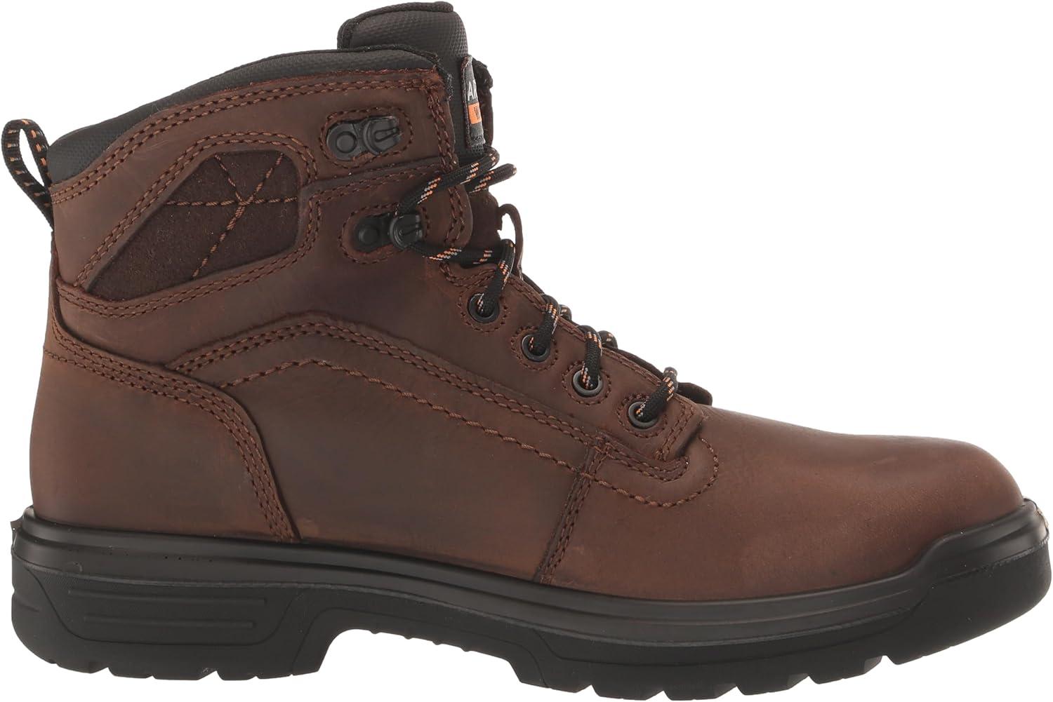 imageAriat Mens Turbo 6quot Waterproof Work BootRich Brown
