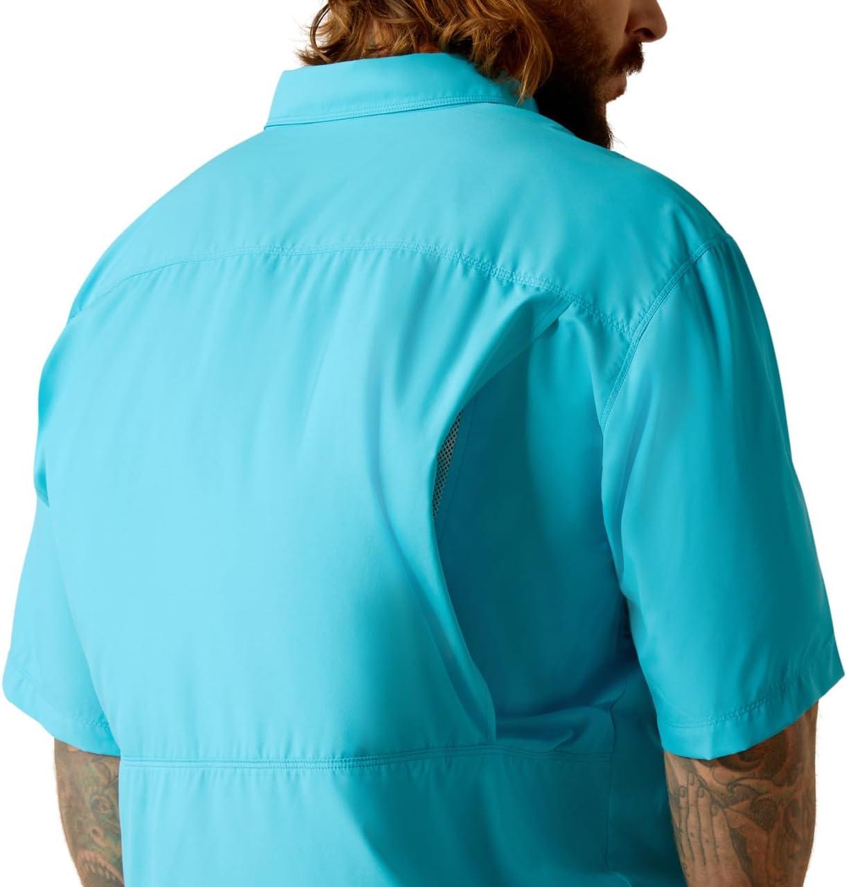 imageAriat Mens Ventek Blue Outbound ShirtTurquoise Reef