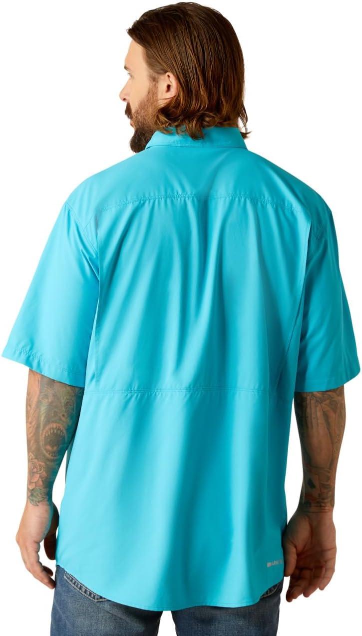 imageAriat Mens Ventek Blue Outbound ShirtTurquoise Reef