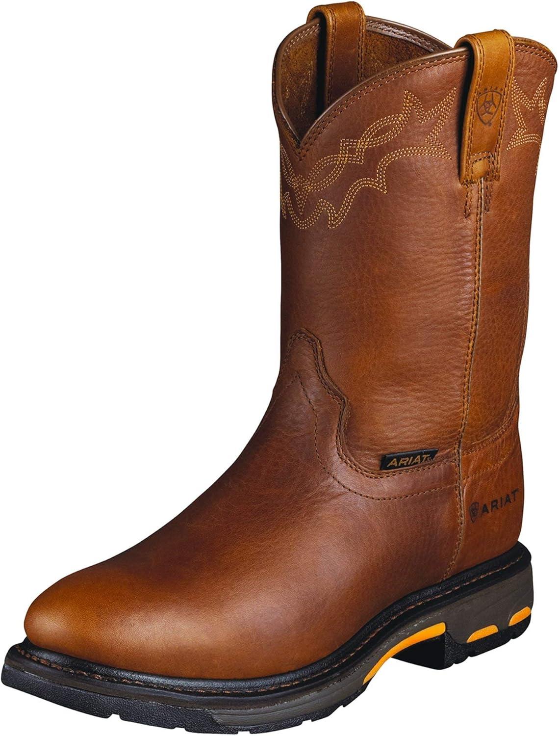 imageAriat Mens Workhog Pullon H2O Composite Toe Work BootBrown
